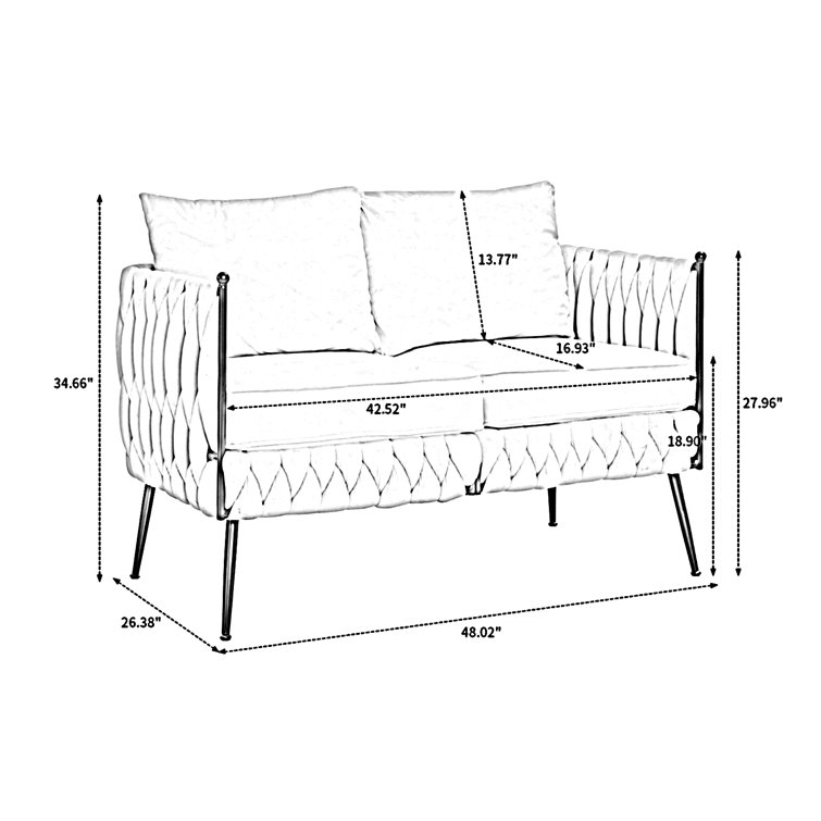 Mercer41 Dunadry 2 Piece Velvet Living Room Set Wayfair Canada